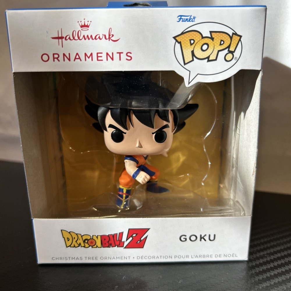 Hallmark Dragon Ball Z Goku Funko Pop Anime Christmas Tree Ornament 2025 New